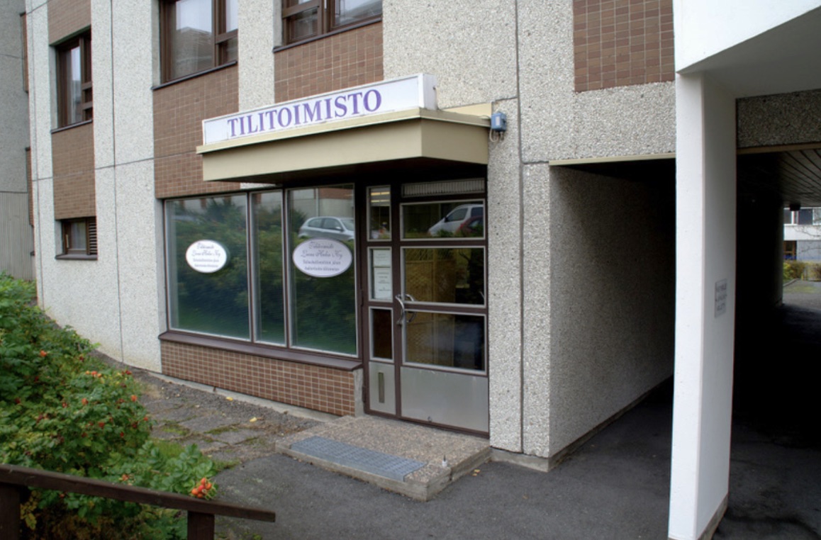 Tilitoimisto Leena Helin Ky:n julkisivu Hämeenlinnassa